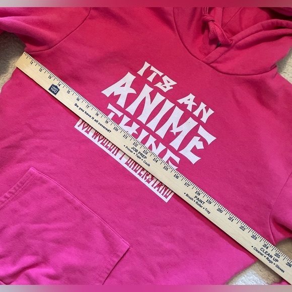 Pink Women’s Hoodie “It’s an Anime Thing” 2XL - Picture 6 of 6